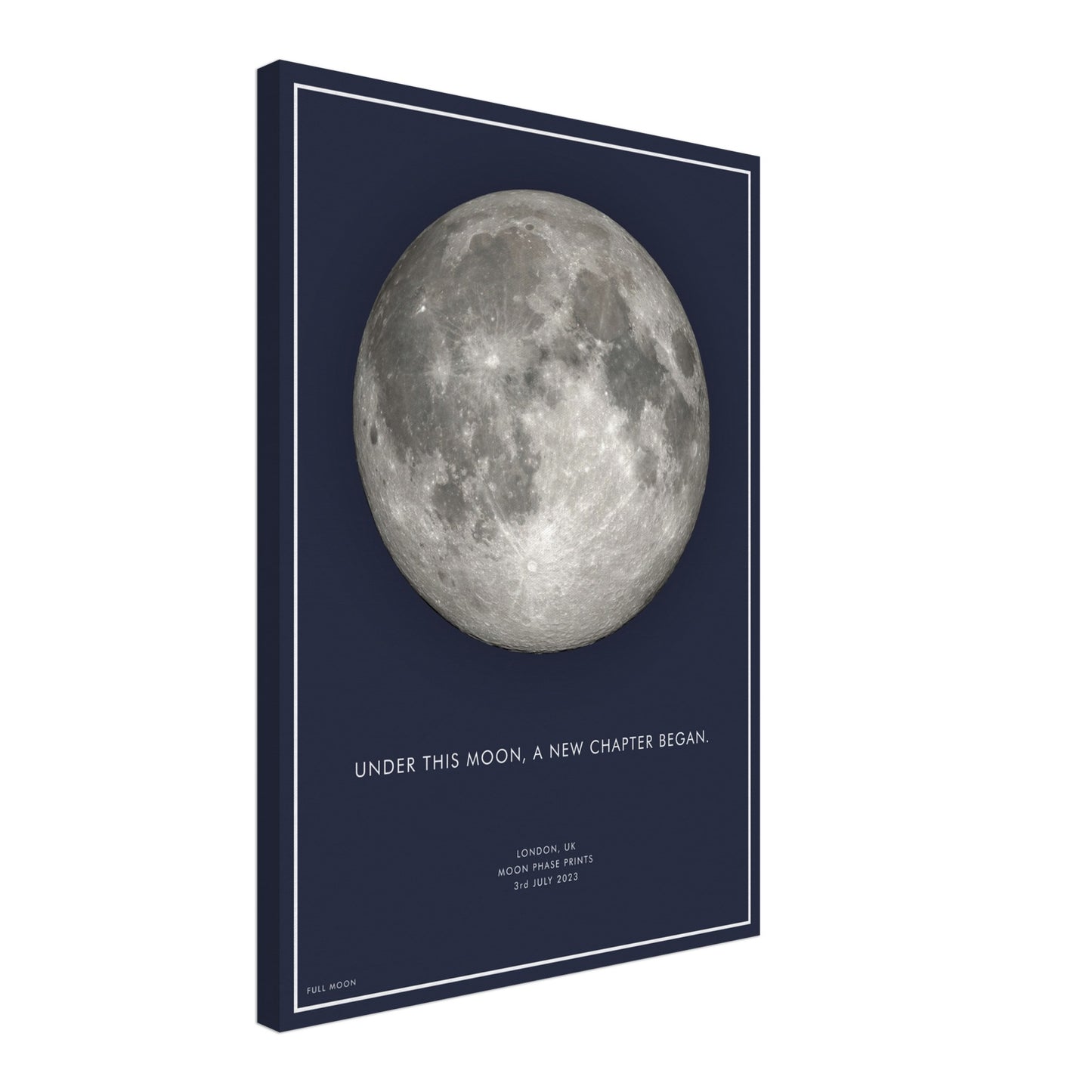 Moon Phase Canvas Print