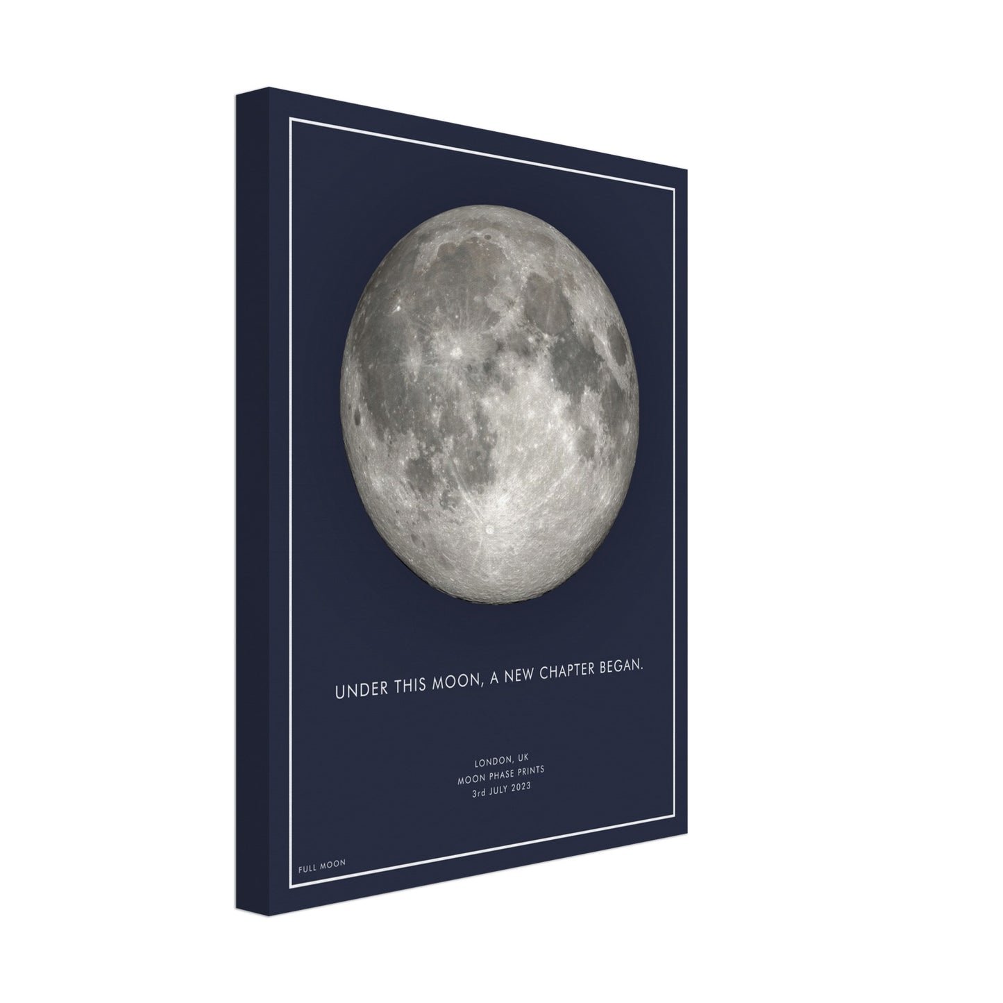 Moon Phase Canvas Print