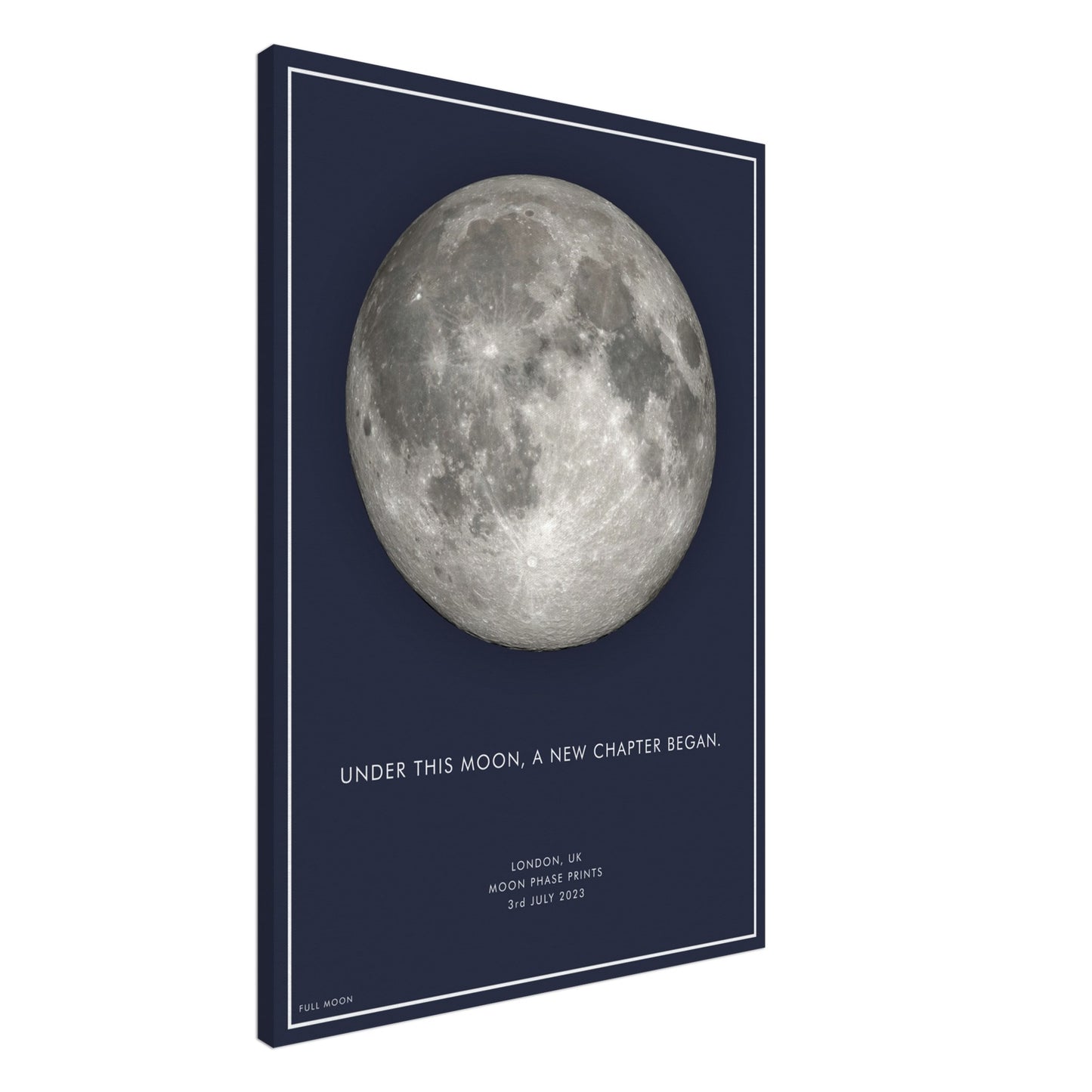 Moon Phase Canvas Print